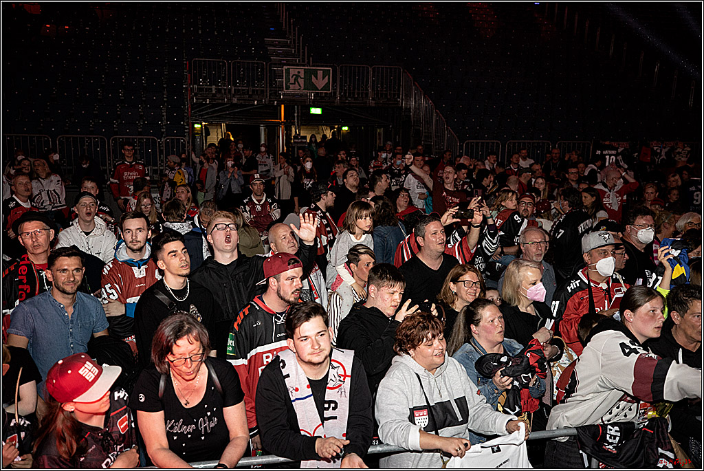 Koelner Haie Abschiedsfeier; Koeln, 22.04.2022